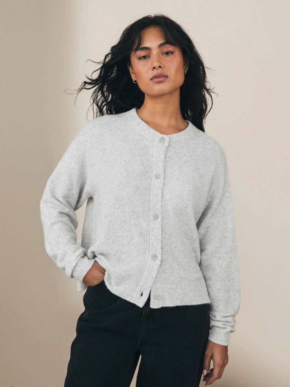 American Vintage Grey Damsville Cardigan
